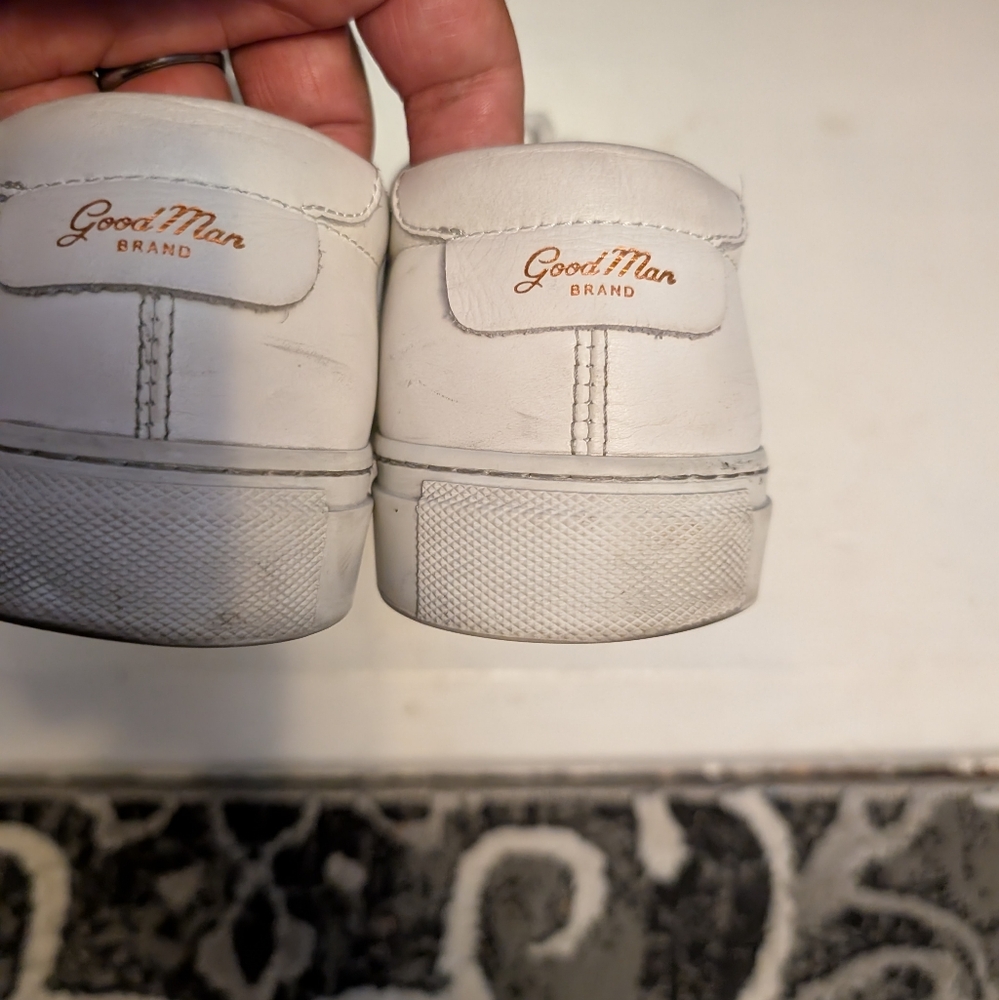 Good Man Men's White Leather Sneakers size 10 - Picture 8 of 8